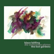 klaus bölling, the lost gardens, gedichte | aquarelle
