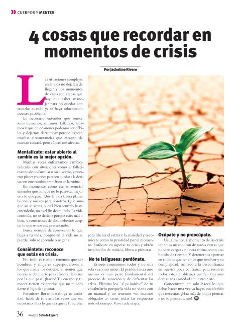 Revista Sala de Espera Venezuela Nro. 157 diciembre 2017 - enero 2018