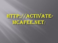 McAfee.com/activate | McAfeeactivate | McAfeecomactivate