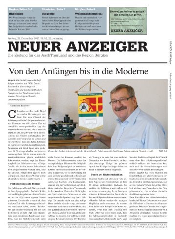 Neuer Anzeiger 29. Dezember 2017
