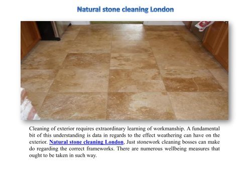 Patio cleaning in London