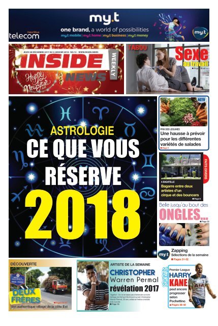 Inside News weekly # No 13 - 28 Décembre 2017 au 03 Janvier 2018