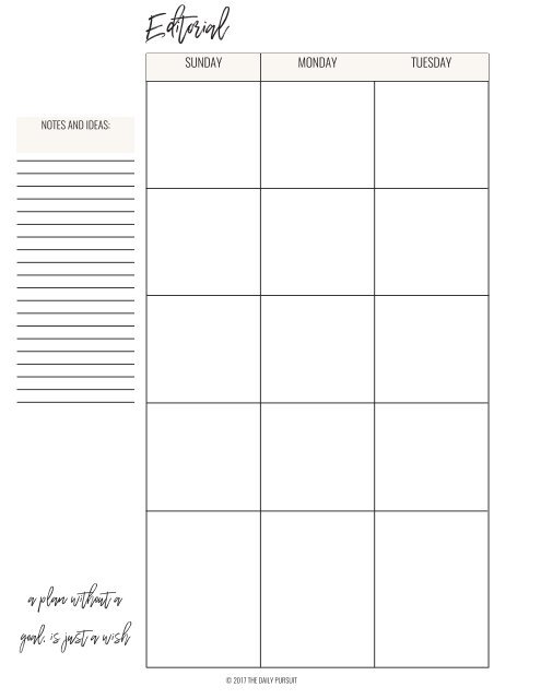 The Creative Blog Business Planner