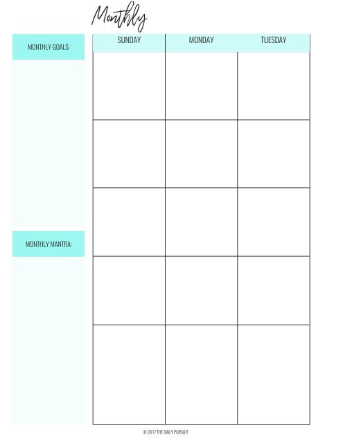 The Creative Blog Business Planner