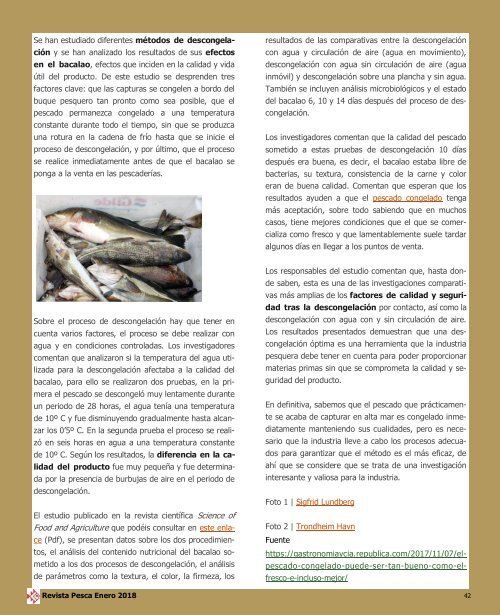 REVISTA PESCA ENERO 2018