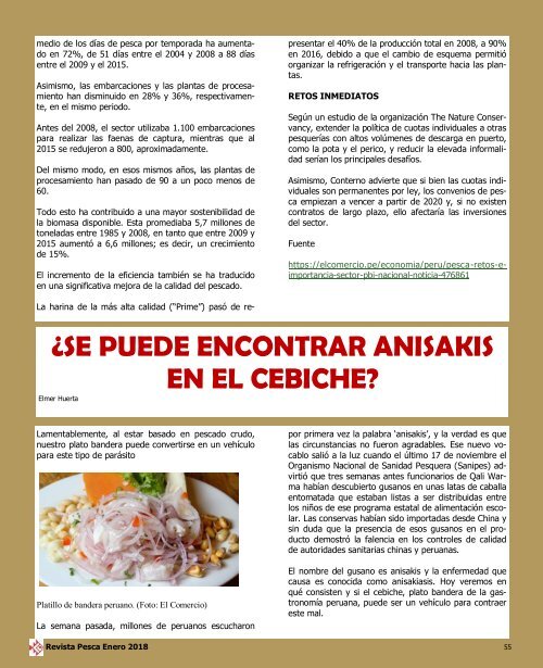 REVISTA PESCA ENERO 2018