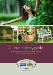 A fence for every garden - Sidmouth Fencing Centre