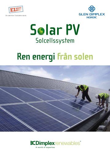 GlenDimplex Solar PV Solceller Svensk.pdf - Glen Dimplex Nordic