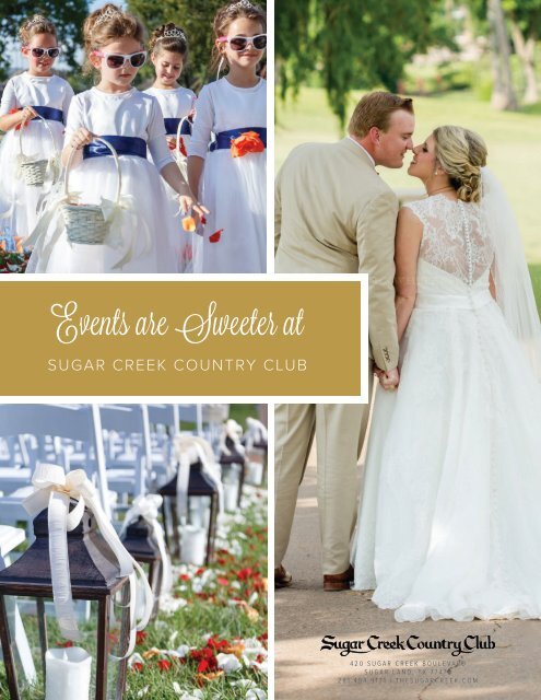 Sugar Creek Wedding Brochure 2018