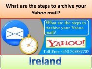 What are the steps to archive your Yahoo mail?