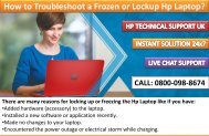 How to Troubleshoot a Frozen or Lockup Hp Laptop