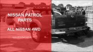 Nissan Patrol Parts - All Nissan 4WD
