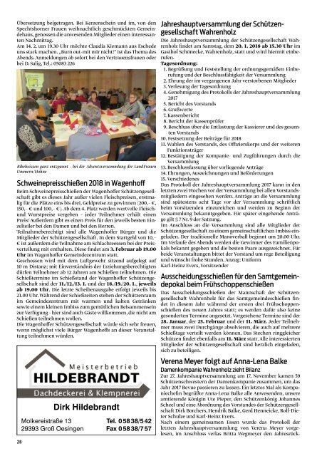 Sprachrohr Januar 2018