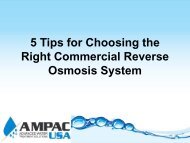 5 Tips for Choosing the Right Commercial Reverse Osmosis System