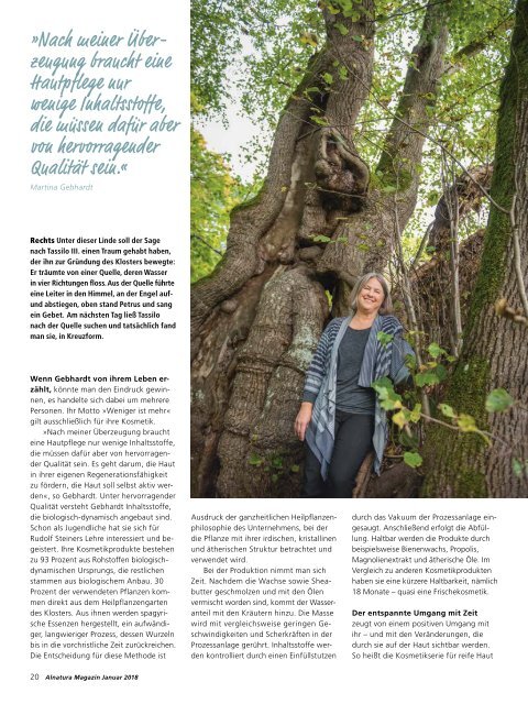 Alnatura Magazin Januar 2018