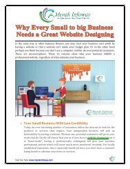 Why Every Small to big Business Needs a Great Website Designing