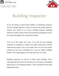 Building Inspector