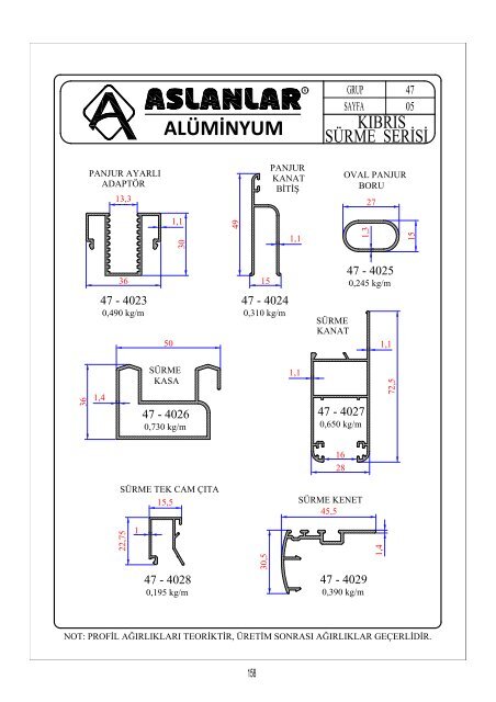 Aslanlar 2018 Kataloğu WEB