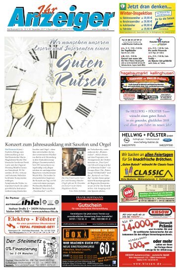 Ihr Anzeiger Bad Bramstedt 52 2017
