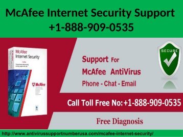McAfee Internet Security Support 1-888-909-0535 Install & Setup