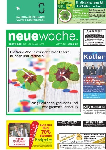 27.12.2017 NEUE WOCHE