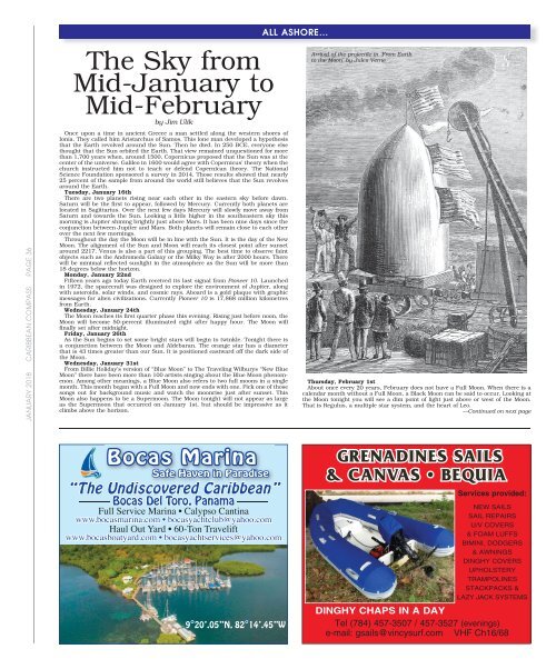 Caribbean Compass Yachting Magazine - January 2018