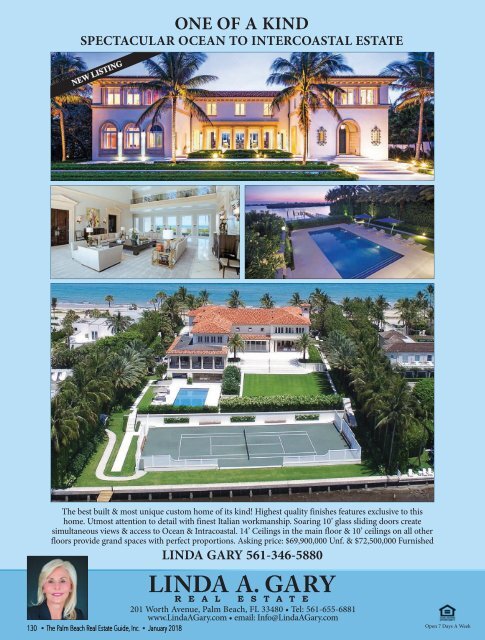 January 2018 Palm Beach Real Estate Guide