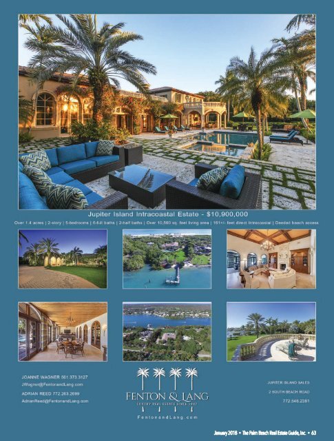 January 2018 Palm Beach Real Estate Guide