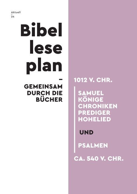 Elim Magazin Januar / Februar 2018