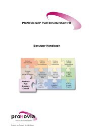 ProNovia SAP PLM StructureControl - ProNovia AG