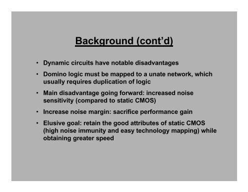 Output Prediction Logic: A High Performance CMOS Design ...