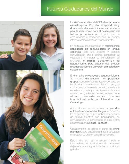 FOLLETO CEAM SECUNDARIA