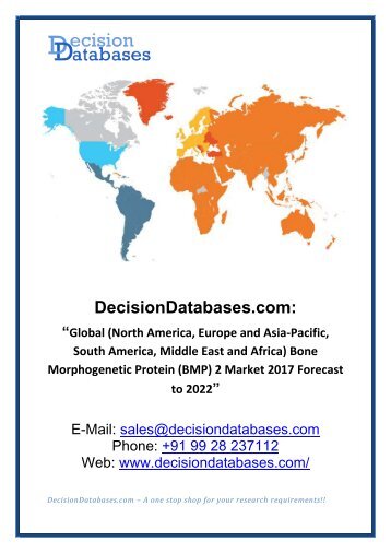 Worldwide Bone Morphogenetic Protein (BMP) 2 Market Growth Projection to 2022