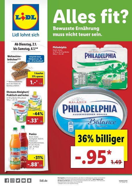Lidl Prospekt Kw 01