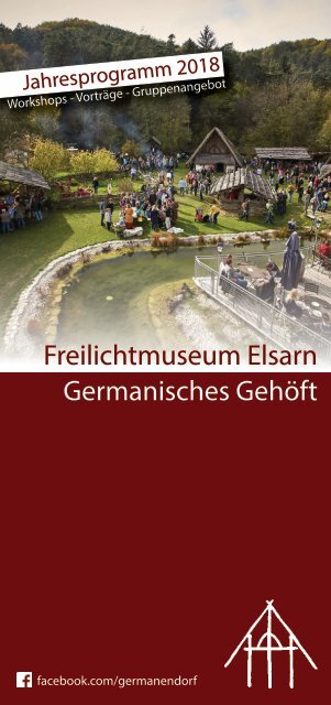 Workshops bei den Germanen - Jahresprogramm 2018