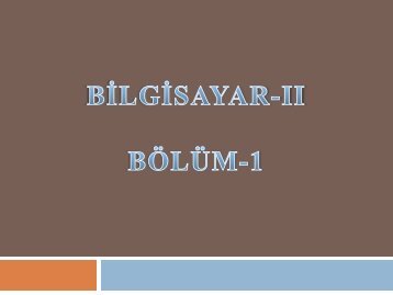 Bilgisayar Matematiksel İşlemler