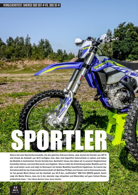 Vergleichstest: Sherco 300 SEF-R vs. 300 SE-R