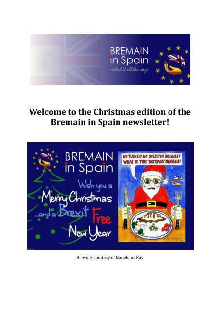 Christmas December Newsletter 2017