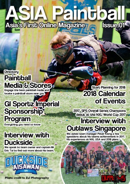 ASIA Paintball Magazine - Issue 01