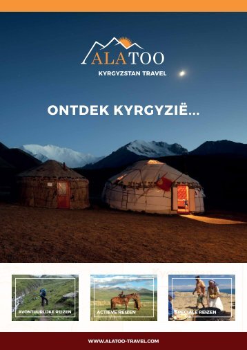 Ala Too Travel - Folder - Ontdek Kyrgyzië