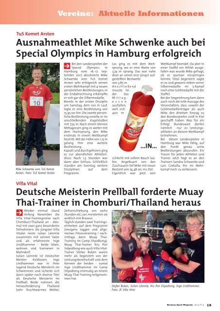 BREMER SPORT Magazin | Januar 2018