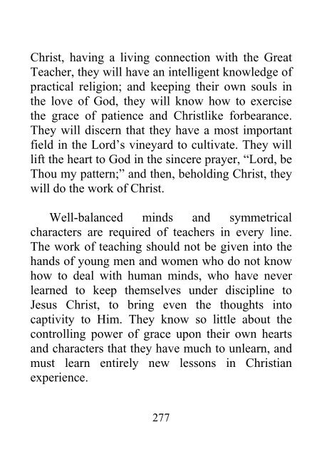 Counsels to Parents, Teachers, and Students - Ellen G. White