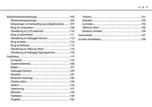 Sony VGN-NW26E - VGN-NW26E Mode d'emploi Danois