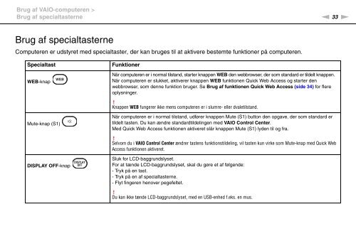 Sony VGN-NW26E - VGN-NW26E Mode d'emploi Danois