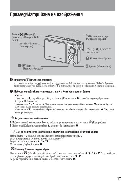 Sony DSC-S780 - DSC-S780 Mode d'emploi Bulgare