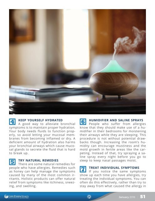 Life Essentials Magazine January 2018