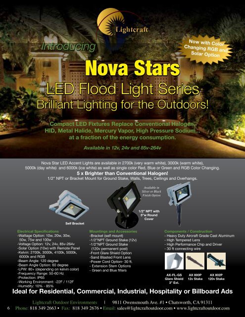 LED Innovations ARCHITECTURAL LED LIGHTING LED ... - Lightcraft