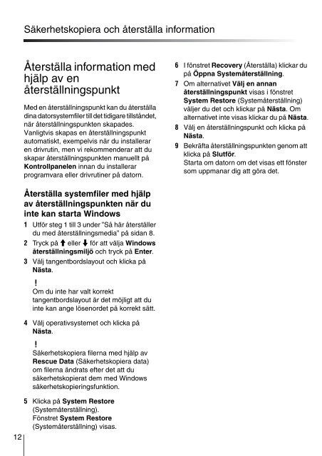 Sony VPCEB2C4E - VPCEB2C4E Guide de d&eacute;pannage Finlandais