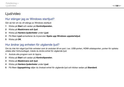 Sony VPCEB2C4E - VPCEB2C4E Mode d'emploi Su&eacute;dois