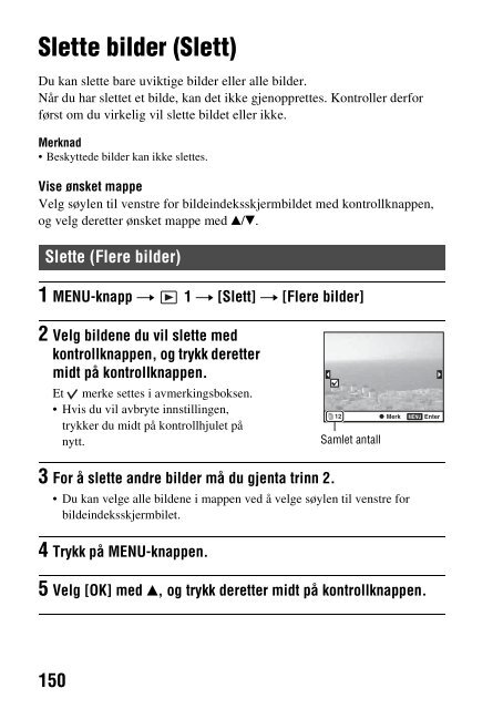 Sony SLT-A37 - SLT-A37 Consignes d&rsquo;utilisation Norv&eacute;gien